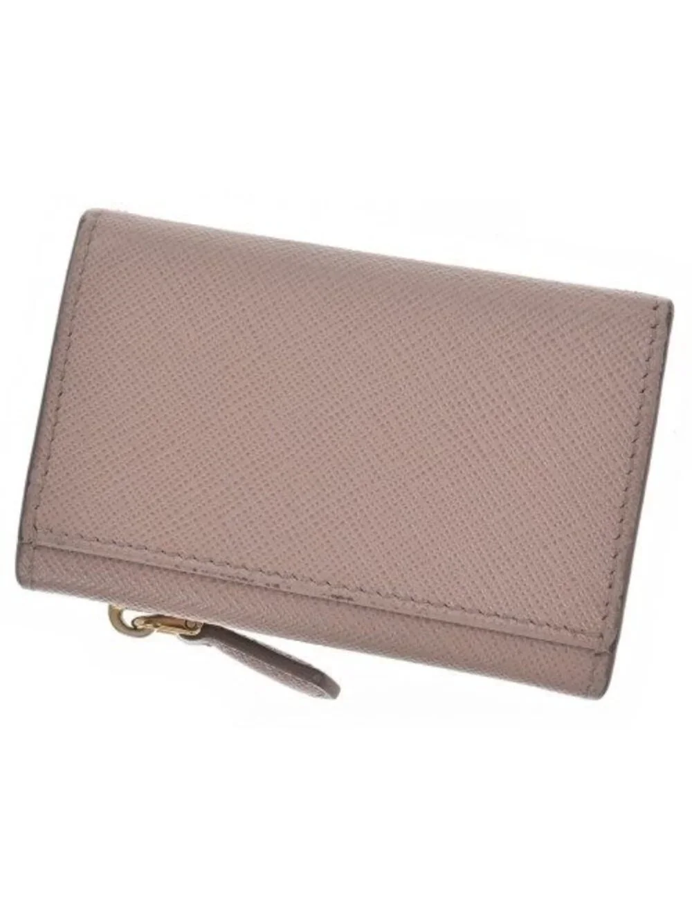 Prada Card Case Card Holders Beige